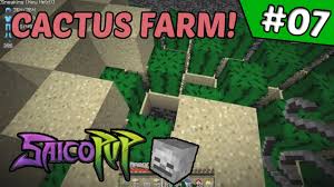How to make a cactus farm in minecraft. Automatic Crophopper Cactus Farm Saico Skeleton 7 Minecraft Factions Youtube