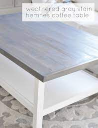 Bedroom makeover part 1| ikea hemnes dresser makeover. Weathered Gray Coffee Table Ikea Coffee Table Weathered Grey Stain Diy Furniture