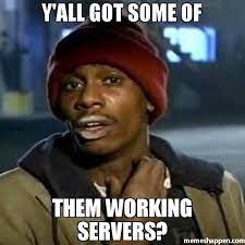 All the people on discord right now after a week of server crashing. :  Netherwing