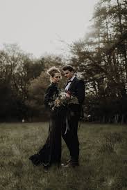 Modern Gothic Wedding Ideas In The Woods Whimsical Wonderland Weddings Moody Wedding Photography Alternative Wedding Photography Wedding Photography