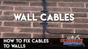 Either it is cat5 cable or cat6, the method is quite the same as you need the same equipment pieces. How To Fix Cables To Walls Youtube