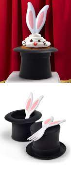 Magic Neat Eats Cake Mold Serving Fork Eat Cake Cute Food Neat Gadgets