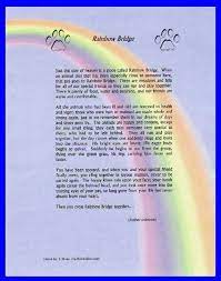 Poem rainbow bridge for dogs rainbow bridge rainbow bridge poem. Rainbow Bridge Poem Rainbow Bridge Poem Rainbow Bridge Dog Rainbow Bridge Dog Poem