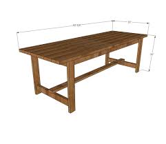 Beginner Farm Table 2 Tools 50 Lumber Farmhouse Table Plans Farm Table Plans Diy Dining Table