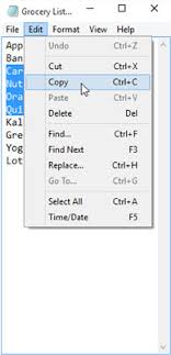 First, select the text or image you wish to cut or copy (it will look similar to this: How To Cut Copy And Paste In Windows 10 Dummies