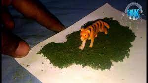 How To Make Grass For Model School Project Diy Artificial Turf Artificial Grass Grass