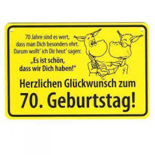 Unsere glückwünsche zum geburtstag passen für jedes alter. Geburtstag Mann 70 Lustig