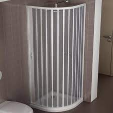 Subito a casa, in tutta sicurezza. Box Doccia A Soffietto Cabina 80x80 Cm Semicircolare Stondata Apertura Reversibile