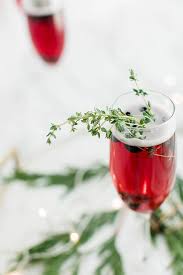 The trendy festive drinks to enjoy this christmas. Blueberry Sparkler Champagne Cocktails The Sweetest Occasion