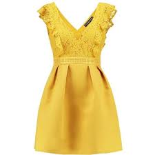 V Neck Dress Cocktail Dress Party Dress Ochre Liked On Polyvore Featuring Dresses Petite Petite Cocktail Dresses Necklines For Dresses Cocktail Dress Yellow