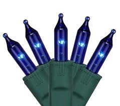 Gki Bethlehem Lighting 50 Ct Blue Perm O Snap Mini Light Set Qvc Com