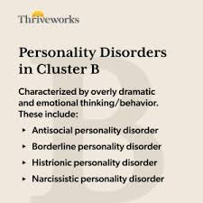 Image result for Cluster B Personality Disorder