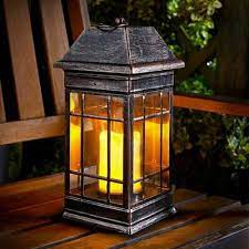 Shop our unique selection of outdoor string lights, micro & mini lights, chandeliers & hanging lights, and rope lights to accent your patio umbrella and deck railing. Large Bronze Effect Solar Powered Led Table Lantern Outdoor Hanging Garden Light Ebay