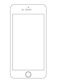 Download Best Outline Mockups For Wireframing Presentation Phone Template Templates Drawing Templates
