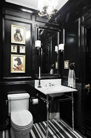 Decorating With Black Walls In Small Spaces Whitney J Decor Small Bathroom Remodel Tiny Bathrooms Tiny Powder Rooms