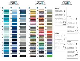 Amitie Textiles Aurifil Colour Card