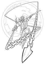 Check spelling or type a new query. Scorpion From Mortal Kombat Coloring Page Free Printable Coloring Pages For Kids