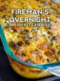 Fireman S Overnight Breakfast Casserole With Country Gravy Breakfast Brunch Recipes Breakfast Recipes Casserole Recipes