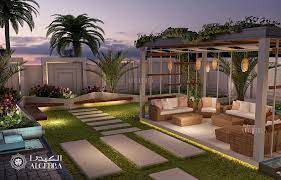 All landscape and garden design ideas. Lavishing Villa Garden Design