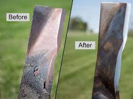 All american sharpener model 5000 lawn mower blade sharpener 5. What Should A Sharpened Mower Blade Look Like Quora