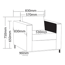 Dreamcloud expert mattress size and dimensions guide removes confusion & gives more clarity on the most important factors to consider check our mattress size chart and dimensions guide out now! Plaza Single Seater Reception Black Leather Sofa I Office Furniture Sydney Melbourne Brisbane