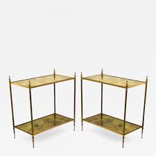 A well documented coffee table by maison jansen circa 1950. Maison Jansen Refined Pair Of Two Tier Coffee Table Side Table Tables Galerie Andre Hayat