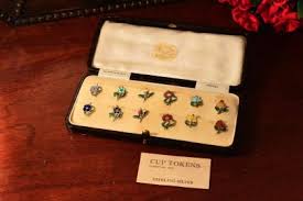 Adolph Scott【イギリス】 エナメル彩純銀"CUP TOKENS" 1929年