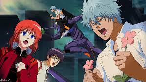 Right now we have 68+ background pictures, but the number of images is growing, so add the webpage to bookmarks and check it later! Hd Wallpaper Neon Genesis Evangelion Gintama Crossover Parody Kagura Gintama Wallpaper Flare