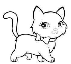 Cat Colouring Pages Free Printable Cat Coloring Page Dog Coloring Page Kittens Coloring
