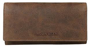 brown bear geldborse damen leder braun vintage frauen geldbeutel portemonnaie portmonee portmonaise geldbeutel geldborse damen leder geldborse damen geldborse