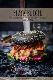 Unser Black Burger Ein Wahnsinnsburger Balsamico Feigen Schalotten Und Gorgonzola Dazu Ein Saftiger Patty Gourmet Burgers Homemade Burgers Balsamic Onions