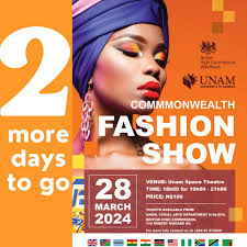 Excited to show you the spectacular work of 11 talented young  🇳🇦designers! #countdown #commonwealthfashion #ticketsonsalenow