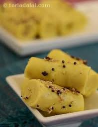 Microwave Khandvi Recipe Gujarati Khandvi Recipe In Microwave Recipe Recipes Microwave Recipes Food
