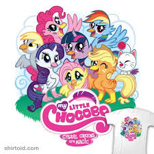 My Little Chocobo Final Fantasy Geeky Tee Shirt Art