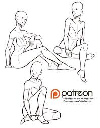 Sitting Reference Sheet Preview Kibbitzer On Patreon Art Reference Poses Figure Drawing Reference Art Poses
