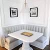 Product title linon natasha wood corner nook dining set in brown average rating: 3