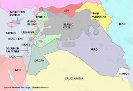 A Real Map Of The Middle East Vivid Maps Map Middle East Political Geography