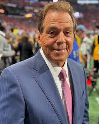 Couldn't be a National Championship game without Nick Saban. 🐘🏈🏆  #RollTide #RTR #Alabama #Bama #NickSaban 📷 Patrick Greenfield AL.com