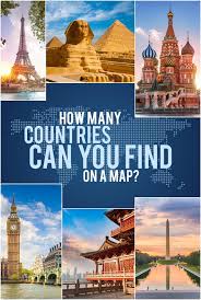 These destinations are just begging to be instagramm. Geography Quiz How Many Countries Can You Find On A Map
