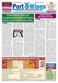 Was set up in 1997 at shenzhen, china as an international cargo shipping and logistics service provider for customer abroad. Port Wings Maritime Exim Weekly Newspaper 23 Sept 2020 E Paper By Port Wings Issuu