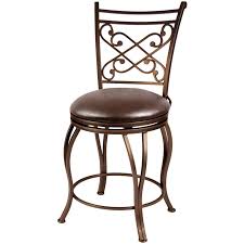 Check spelling or type a new query. Rome Brown Metal Swivel Counter Stool With Upholstered Seat 24 At Home