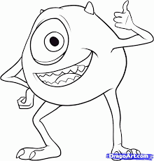 You can also watch mighty mike on demand at hulu, fubotv online. Mike Wazowski Coloring Pages Coloring Home