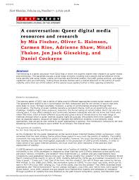Alok is a character in garena free fire. Pdf A Conversation Queer Digital Media Resources And Research