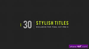 Free fcpx templates_stomp title download link. 30 Stylish Titles For Final Cut Pro X Lenofx Free After Effects Templates After Effects Intro Template Shareae