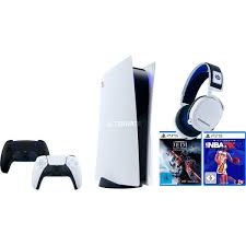 Stand out and blast your music at the same time with these unique and cozy headphones. Sony Interactive Entertainment Playstation 5 Spielkonsole Weiss Schwarz Inkl 2 Controller Steelseries Arctis 7p Nba 2k21 Star Wars Jedi Fallen Order