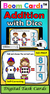 Addition With Dice Sums To Ten Digital Game For Kids Digital Learning Activities Google Classroom Kindergarten Online Classroom