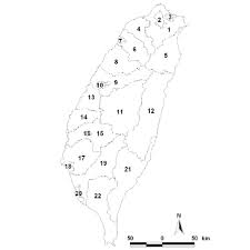 Get free map for your website. Map Of Taiwan At The County Level 1 Taipei County 2 Taipei City 3 Download Scientific Diagram