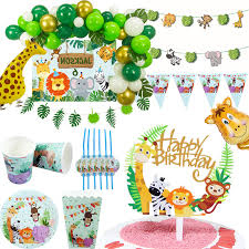 Creative baby shower guest book prints to catalog your guests and a themed keepsake for mom and baby. Safari Party Zoo Theme Jungle Animal Party Supplies Kids Like With Disposable Tableware Baby Shower Decorations Birthday Party Buy At The Price Of 1 60 In Aliexpress Com Imall Com