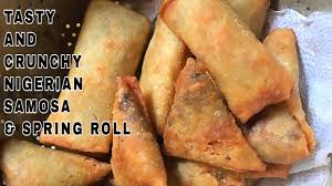They contain a lot of ingredients but are worth the effort. How To Make Nigerian Samosa And Spring Roll Cripsy Homemade Samosa Spring Roll Recipe First Trial Youtube