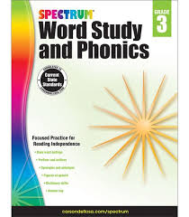 Spectrum Word Study And Phonics Workbook Grade 3 Paperback Math Workbook Word Problems Science Literacy